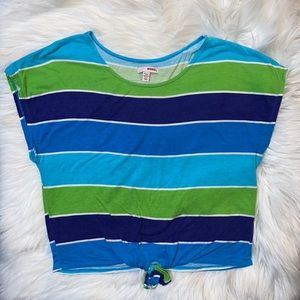 Colorful Tie-Knot Top